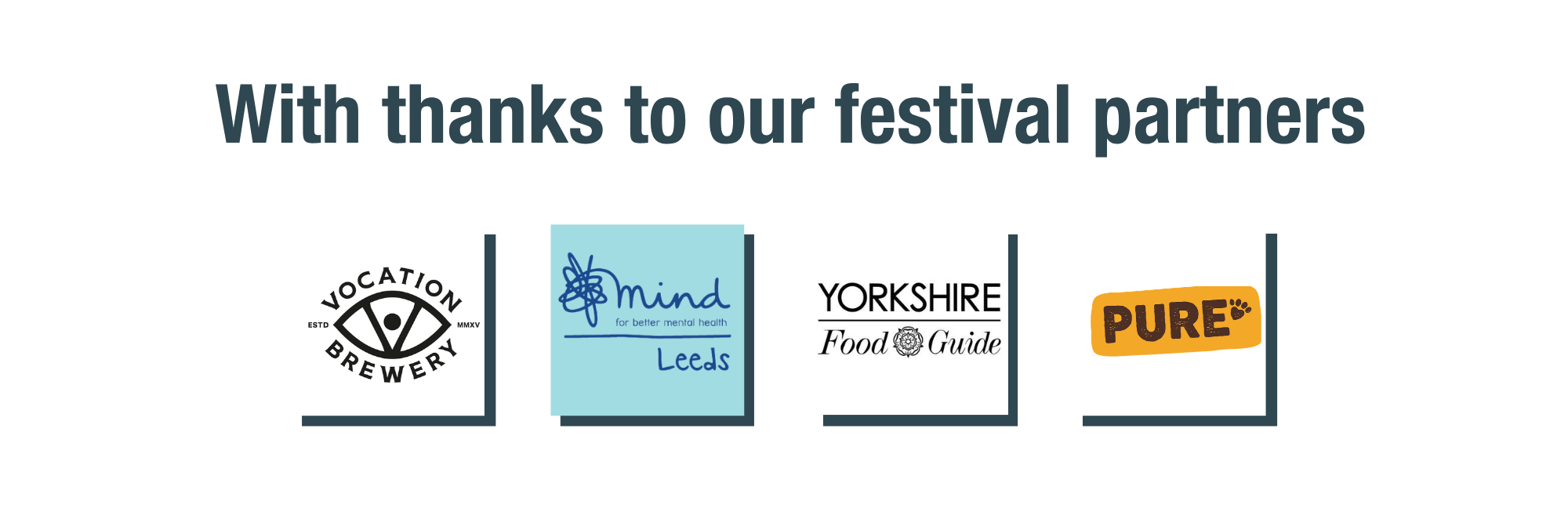 With thanks to our festival partners...